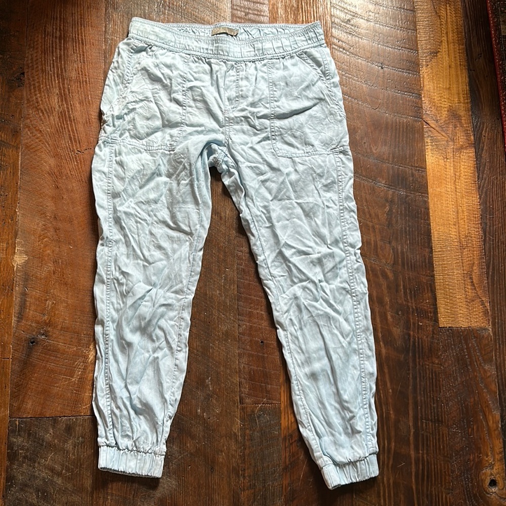 Prana lightweight blue joggers.